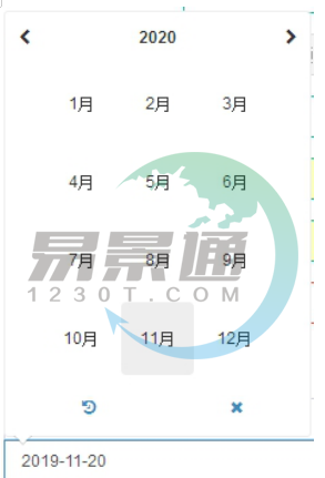易景通景區(qū)票務系統(tǒng)：時間控件