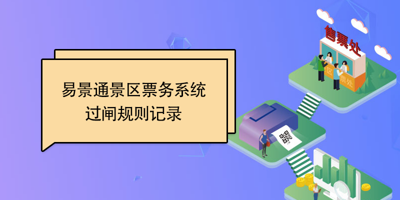易景通景區(qū)票務(wù)系統(tǒng)：過閘規(guī)則記錄 