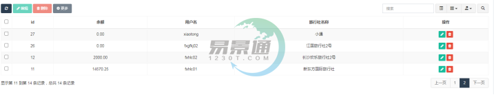易景通景區(qū)分銷系統(tǒng)：財(cái)務(wù)管理