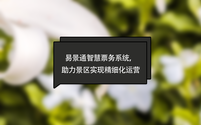 易景通智慧票務系統(tǒng)，助力景區(qū)實現(xiàn)精細化運營