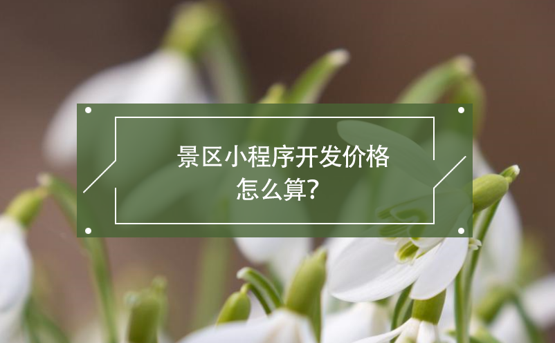 景區(qū)小程序開發(fā)價(jià)格怎么算？