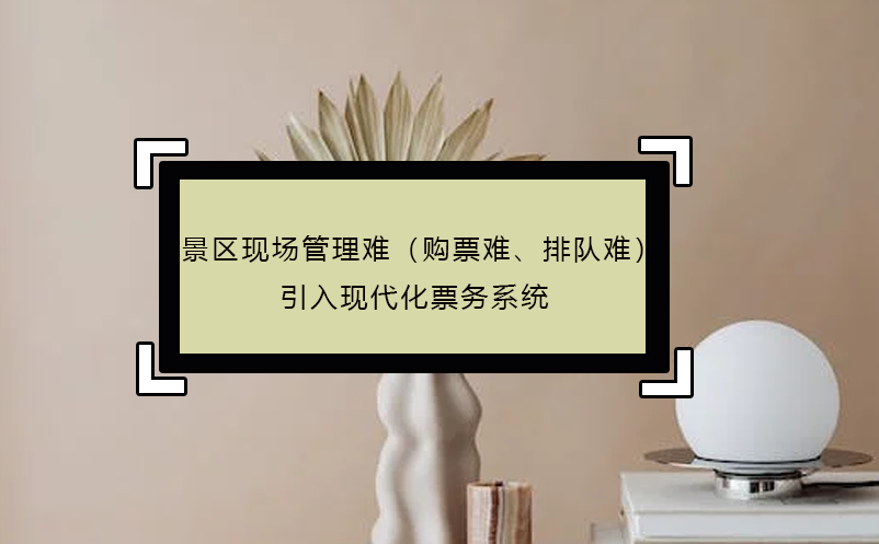 景區(qū)現(xiàn)場(chǎng)管理難（購(gòu)票難、排隊(duì)難），引入現(xiàn)代化票務(wù)系統(tǒng)