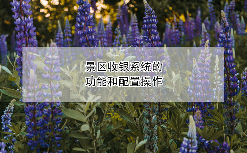 景區(qū)收銀系統(tǒng)實現(xiàn)綜合支付和統(tǒng)一結(jié)算