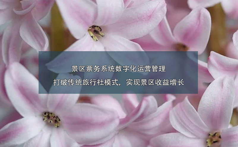 景區(qū)票務(wù)系統(tǒng)數(shù)字化運(yùn)營(yíng)管理：打破傳統(tǒng)旅行社模式，實(shí)現(xiàn)景區(qū)收益增長(zhǎng)