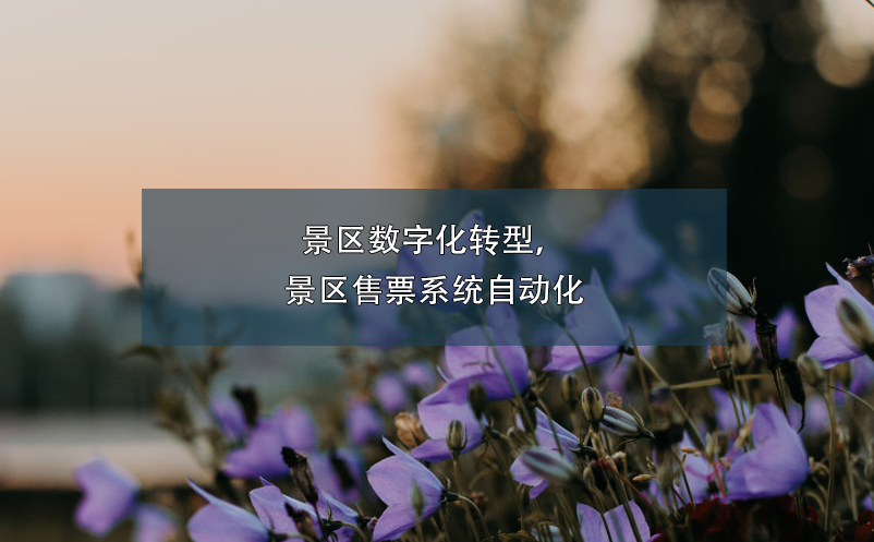 景區(qū)數(shù)字化轉(zhuǎn)型，景區(qū)售票系統(tǒng)自動(dòng)化